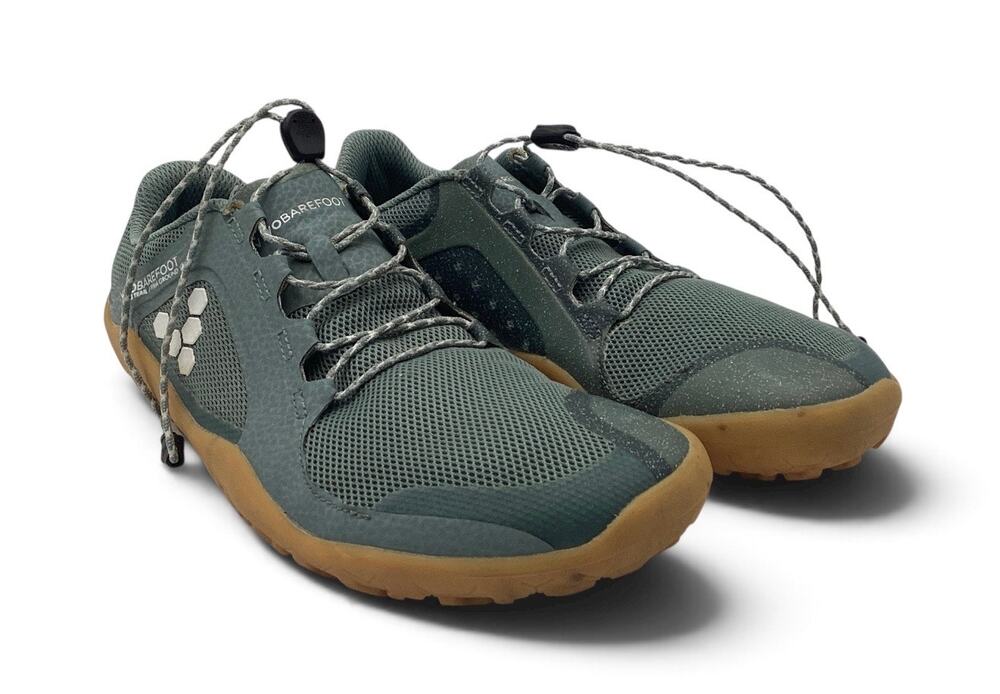Vivobarefoot Primus Trail II FG Barefoot Trail Running Shoes Teal Grey 37EUR